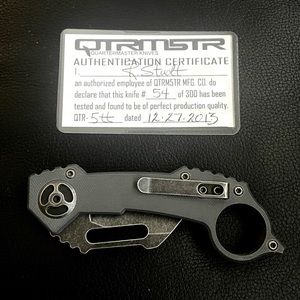 Quartermaster QTR-5TT Karambit Knife Limited Edition 54 of 300 Extremely RARE